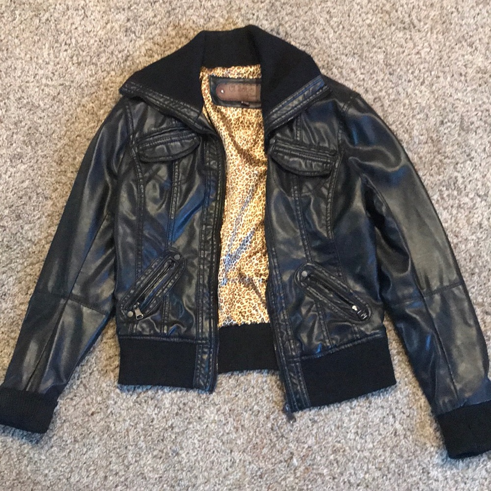 Black polyvinyl coat